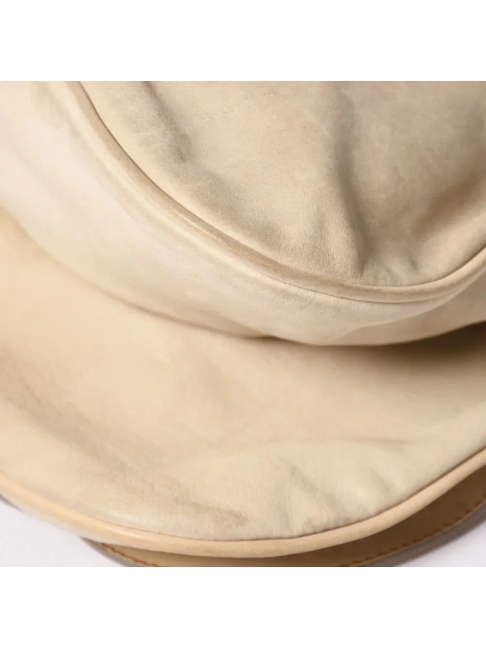 Dior Gaucho Saddle Tote Shoulder Bag Galliano Era Leather Beige